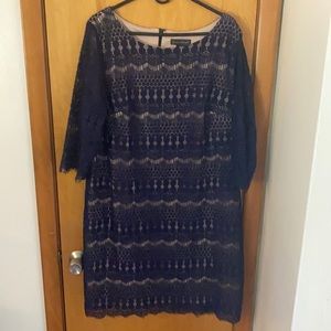 Navy Lace Dress